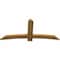 Ekena Millwork Bellingham Rough Sawn Timber Gable Bracket, Western Red Cedar, 72"W x 33"H x 2"D x 6"F, 11/12 Pitch GBW072X33X0206BEL00RWR - alternate 3